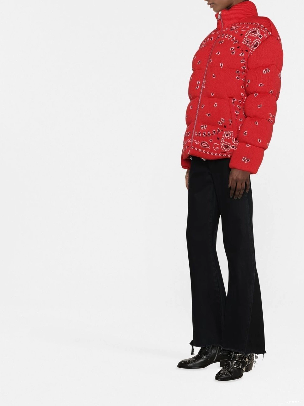 Cheap puffer Alanui jacket Women bandana-print 0701